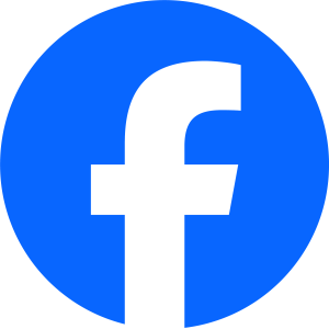 Facebook logo and link to the band's Facebook account